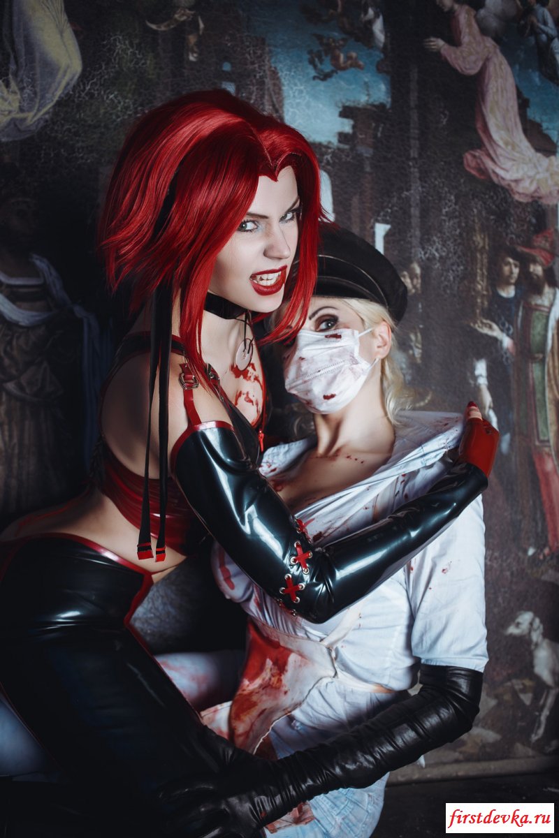 Двойной вампирский минет (Bloodrayne)