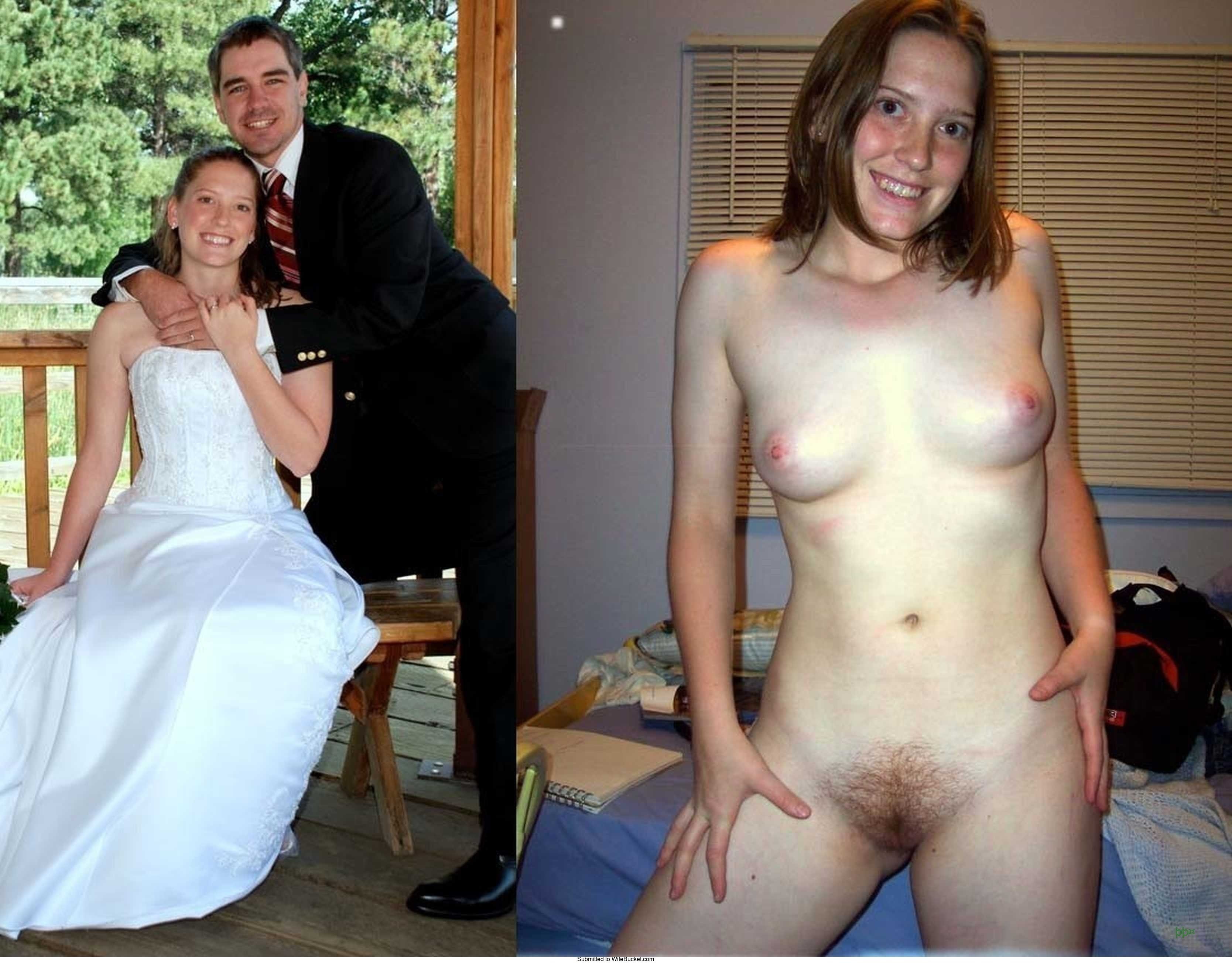 Newlywed wives nude